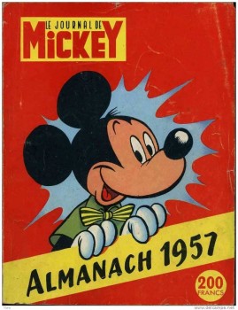 Almanachs du Journal de Mickey N:1 ( 4e trimestre 1956 ).