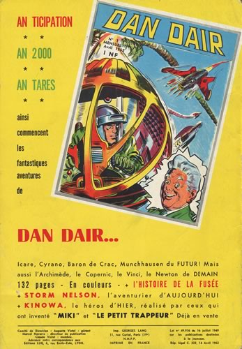 Dan Dair 1 dans<br />Pim Pam Poum varil 1962