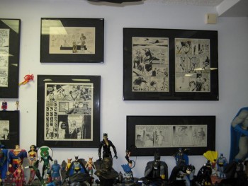 Un des mur de son studio année 2008/2009