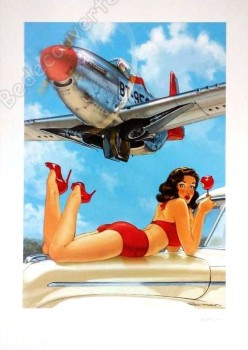 romain-hugault-pin-up-avion-et-pomme-d-amour.jpg