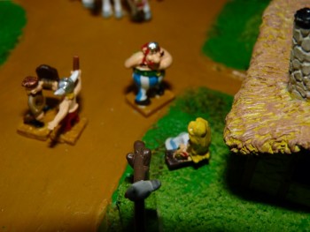 Village Astérix miniature 467 Le village fini.jpg