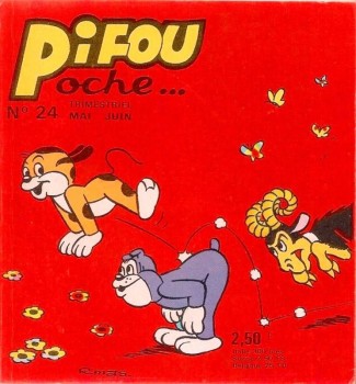 Pifou Poche N°24 - Mai Juin 1972 - Couverture