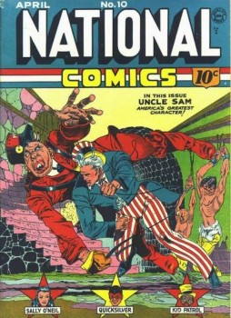 NATIONAL COMICS N°10 de 04/1941 Dessinateur de la couverture Lou Fine.