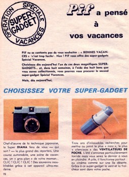 Extrait du n°16 de Pif Gadget