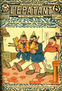 L'Epatant 1916 - n°396 - Nouvelles aventures des Pieds-Nickelés - 2 mars 1916 - page 1.jpg
